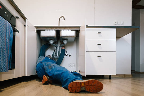 Professional Drain Cleaning technician working in Lexington, MS